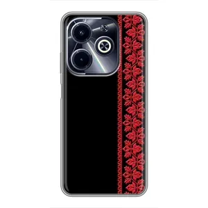 Силиконовый Чехол на Infinix Hot 40i с картинкой Вышиванки