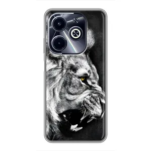 Чохол з картинкою на Infinix Hot 40i (Злий Лев)