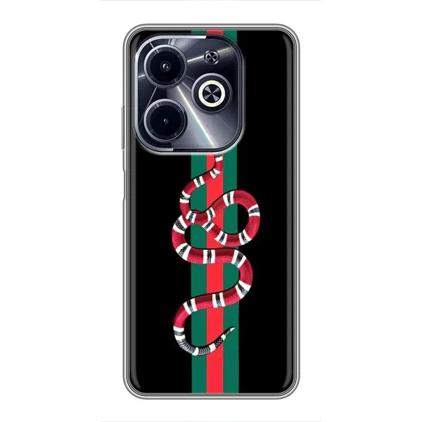 Чехол с рисунком «Змей Гуччи» для Infinix Hot 40i