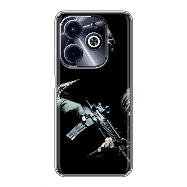 Чехол с рисунком «ЗСУ снайпер» для Infinix Hot 40i Чехол с рисунком «ЗСУ снайпер» для Infinix Hot 40i