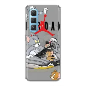 Силиконовый Чехол Nike Air Jordan на Инфиникс Хот 50 5G (Air Jordan)