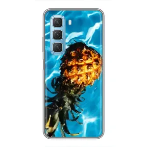 Чехол с изображением  вкусной еды для Infinix Hot 50 5G (Ананас)