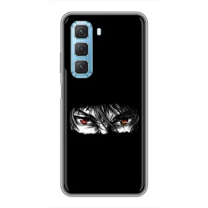 Силиконовые чехлы с глазами Anime для Инфиникс Хот 50 5G (Аниме глаза)