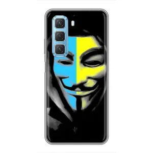 Чехол с Украинской символикой на Инфиникс Хот 50 5G (Анонимус патриот)
