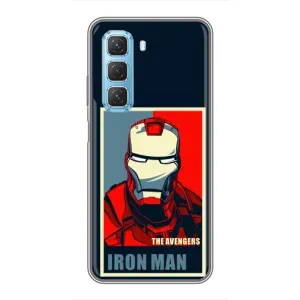 Чехол Супергерой Железный человек на Infinix Hot 50 5G (Art Iron man)