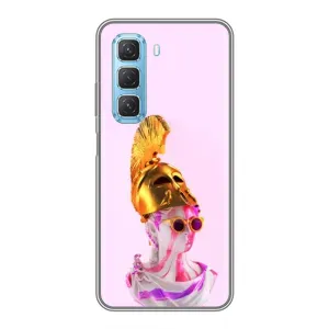 Чехол с Прикольным принтом на Infinix Hot 50 5G (АРТ Статуя)