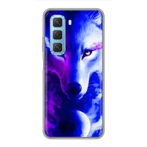 Чехол с Волком на Infinix Hot 50 5G (Арт-Волк)