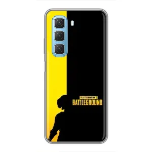 Чехол (TPU) с картинкой "Лого Пабг" на Инфиникс Хот 50 5G (Battlegrounds)