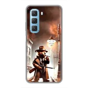 Чехол с мемами тралалело тралала для Infinix Hot 50 5G (Бобрито бандито)