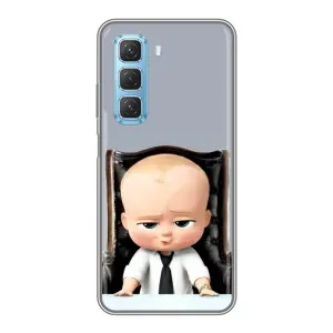 Мультяшный принт на Чехол для Инфиникс Хот 50 5G (BOSS)