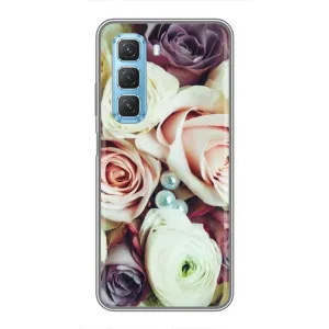 Чехлы с принтом Розочки для Infinix Hot 50 5G (Букет РОЗ)