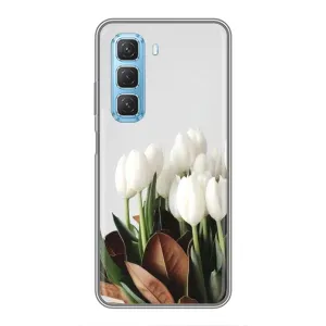 Чехлы с картинкой (Тюльпаны) на Инфиникс Хот 50 5G (Букет тюльпанов)