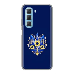 Чехол Укр Символика для Infinix Hot 50 5G (Цветущий Герб)