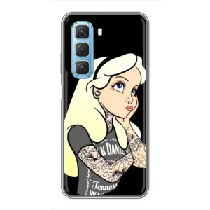 Чехол Стильные девушки на Infinix Hot 50 5G (Девушка обиделась)