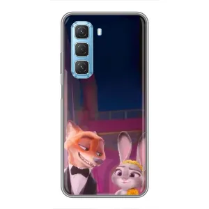 Силиконовый чехол с принтом Зоотрополіс для Infinix Hot 50 5G (Главные герои)