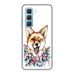 Чехол с Лисичкой для Infinix Hot 50 5G (Хитрая лиса)