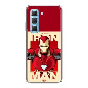 Чехол Супергерой Железный человек на Infinix Hot 50 5G (Iron man)