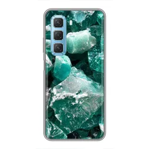 Чохол (Дорого-богато) на Infinix Hot 50 5G (Смарагд)