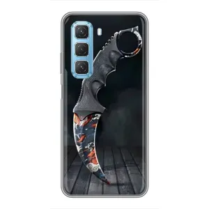 Чехол КИБЕРСПОРТ для Infinix Hot 50 5G (Кинжал КС ГО)