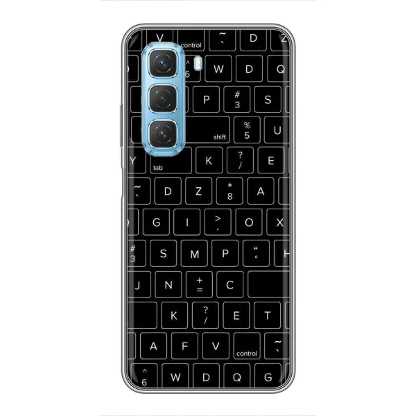 Чехол с рисунком «Клавиатура» для Infinix Hot 50 5G Чехол с рисунком «Клавиатура» для Infinix Hot 50 5G