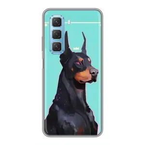 Чехол ДОБЕРМАН для Infinix Hot 50 5G (Король доберман)