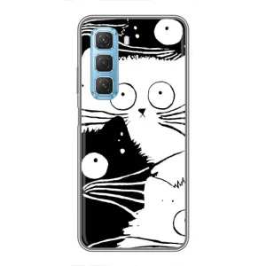 Бампер с изображением Котиков для Инфиникс Хот 50 5G (КОТИКИ)
