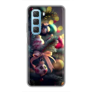 Чехлы на Новый Год Infinix Hot 50 5G (Красивая елочка)