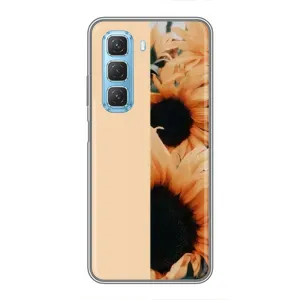 Чехлы с картинкой Подсолнухов для Инфиникс Хот 50 5G (Красивые подсолнухи)