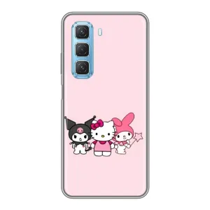 Чехол с персонажем Куроми на Infinix Hot 50 5G (Куроми Мелоди Китти)