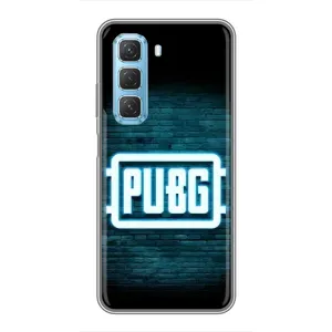 Чехол (TPU) с картинкой "Лого Пабг" на Инфиникс Хот 50 5G (Лого PUBG)