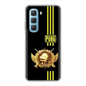 Чехол (TPU) с картинкой "Лого Пабг" на Инфиникс Хот 50 5G (Лого PUPG)