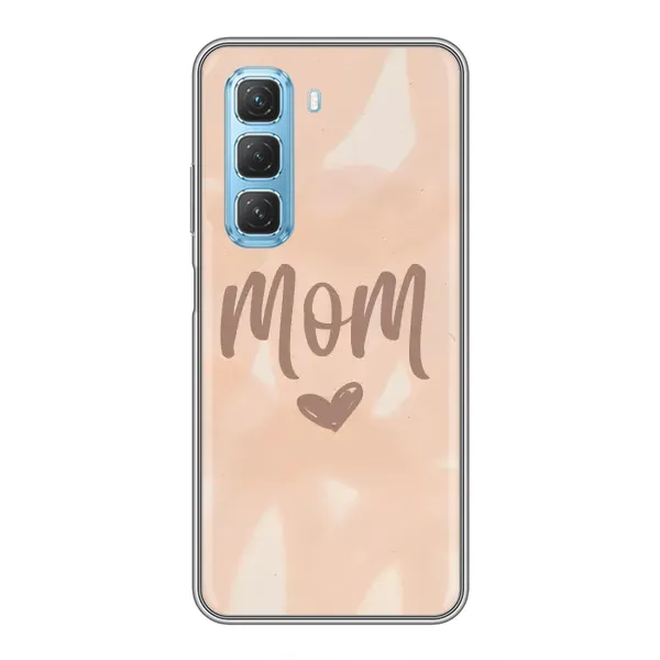 Чехол с рисунком «Love mom» для Infinix Hot 50 5G Чехол с рисунком «Love mom» для Infinix Hot 50 5G