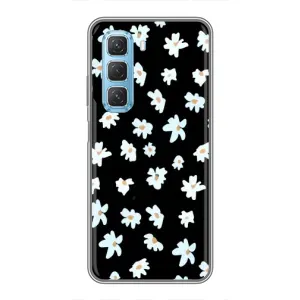 Чехол с ромашками на Infinix Hot 50 5G (Маленькие ромашки)