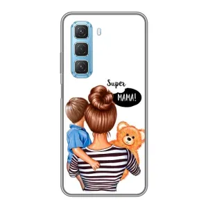 Чехлы для МАМЫ на Infinix Hot 50 5G (Мама и сын)
