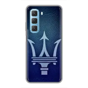 Чехлы с тематикой "Крутые машины" на Infinix Hot 50 5G (Лого Maserati)
