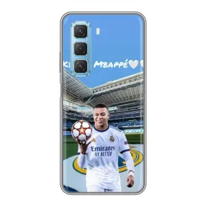 Чехол (TPU) с Футболистом на Infinix Hot 50 5G (Mbappe Real)