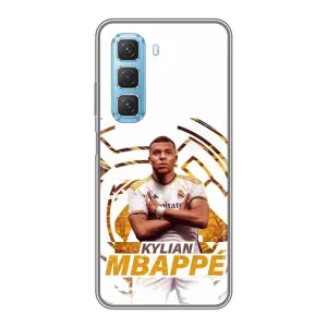 Чехол (TPU) с Футболистом на Infinix Hot 50 5G (Мбаппе Реал)