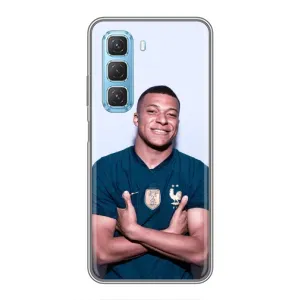 Чехол (TPU) с Футболистом на Infinix Hot 50 5G (Мбаппешичка)