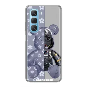 Силиконовый чехол для Infinix Hot 50 5G (Медведь Louis Vuitton)