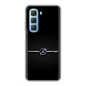 Силиконовый бампер с картинкой машины на Infinix Hot 50 5G (Mercedes)