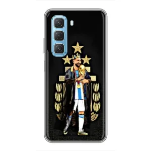 Чехлы Лео Месси Аргентина для Infinix Hot 50 5G (Месси король)