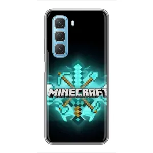 Чехол майнкрафт для Infinix Hot 50 5G (MineCraft 2)