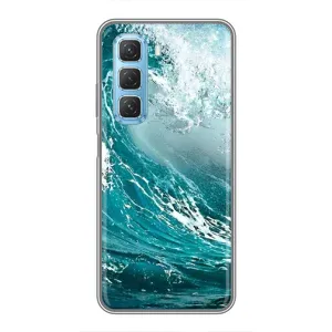 Летний Чехол на Infinix Hot 50 5G (Морская волна)