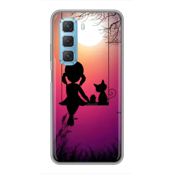 Чехол с рисунком «На качели» для Infinix Hot 50 5G Чехол с рисунком «На качели» для Infinix Hot 50 5G