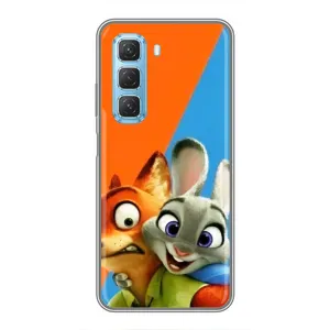 Чехлы ЗВЕРОПОЛИС для Infinix Hot 50 5G (Ник и Хопс)