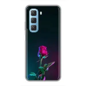Чехлы с принтом Розочки для Infinix Hot 50 5G (Ночная роза)