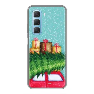 Чохол новорічна ялинка на Infinix Hot 50 5G (Новорічний настрій)
