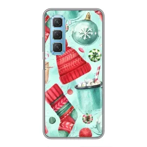Чохол Санта Клаус для Infinix Hot 50 5G (Одяг)