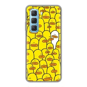 Силиконовый бампер с картинкой животных для Infinix Hot 50 5G (Особенный)
