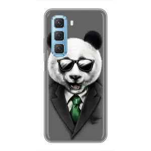 Чехлы с Пандами на Infinix Hot 50 5G (Панда в очках)